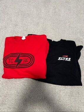 TCRC & Altra Graphic Tee Bundle - Red and Black